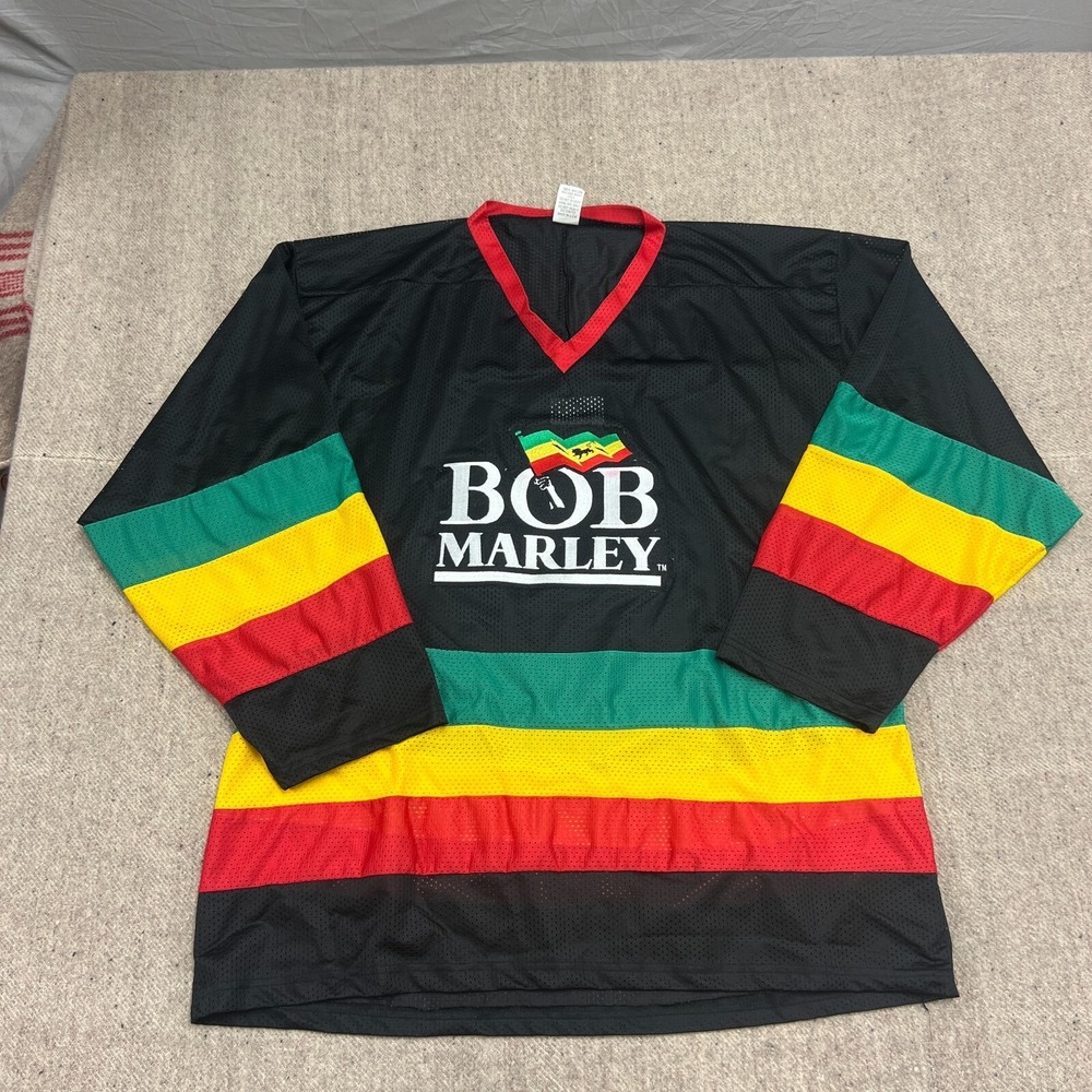 Vintage Boy Marley Jersey Mens XL Black 1990s Great Entertainment‎ Merch